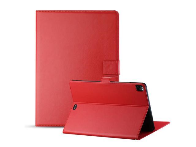 Reiko Leather Folio Cover Protective Case for 12.9' iPad Pro In Red