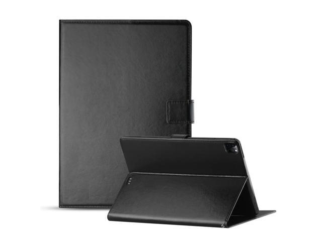 Reiko Leather Folio Cover Protective Case for 12.9' iPad Pro In Black