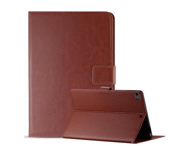 Reiko Leather Folio Cover Protective Case for 8' iPad mini 4/5/6 In Brown
