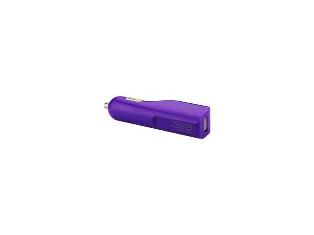 REIKO MICRO USB 1 AMP CAR CHARGER IN PURPLE