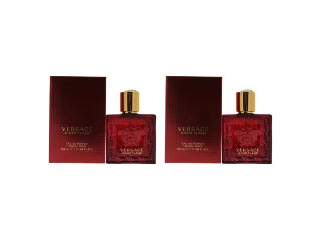 Versace Eros Flame by Versace for Men - 1.7 oz EDP Spray - Pack of 2