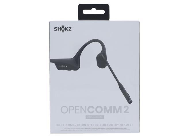 Shokz - OpenComm2 Bone Conduction Stereo Bluetooth Headset 2025 Upgrade - Black - image 12