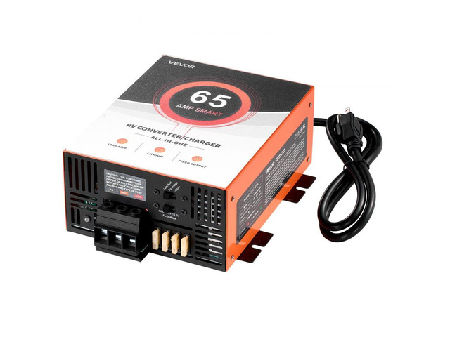 RV Power Converter, 65 Amp, 110V AC to 12V DC RV Converter Battery Charger, Multi Stage Smart Charging, 13V to 16.5V Operating Range, Compatible...
