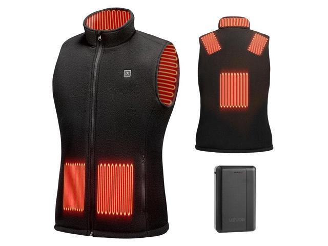 VEVOR Heated Vest, Women Electric Heating Vest with 16000 mAh Battery Pack, 6 Heating Zones Lightweight Rechargeable Winter-Vest with 3 Levels, for...
