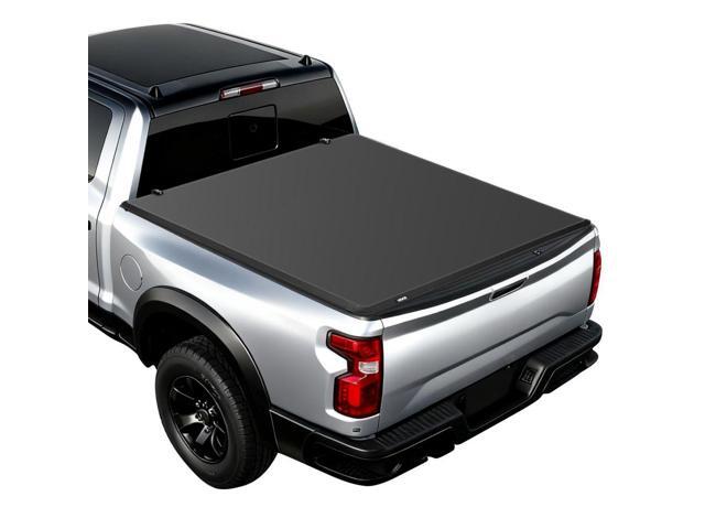 VEVOR Soft Tri-Fold Truck Bed Tonneau Cover, Compatible with 2009-2025 Dodge Ram 1500 (Incl. Classic & New) 5.7 ft (67.4 in) Bed, Fleetside Without...