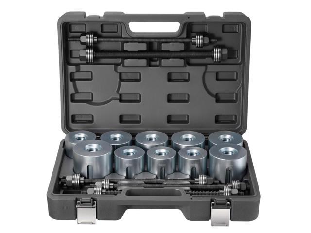 Vevor Pull and Press Sleeve Kit, 27 PCS, Steel Bush Removal Insertion Sleeve Tools with Carrying Case, Compatible with LCV and HGV Engines, for...