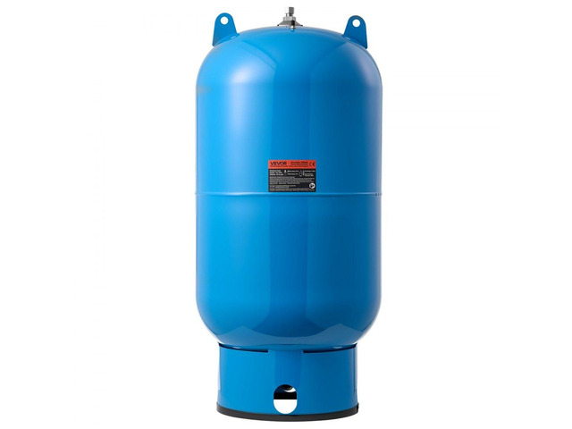 34-Gallon Vertical Well Pressure Tank, Pre-Charged Pressurized Water Tank for Well Pumps, Heavy-Duty Carbon Steel Water Storage Container for Home,...