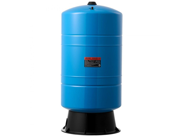 20-Gallon Vertical Well Pressure Tank, Pre-Charged Pressurized Water Tank for Well Pumps, Heavy-Duty Carbon Steel Water Storage Container for Home,...