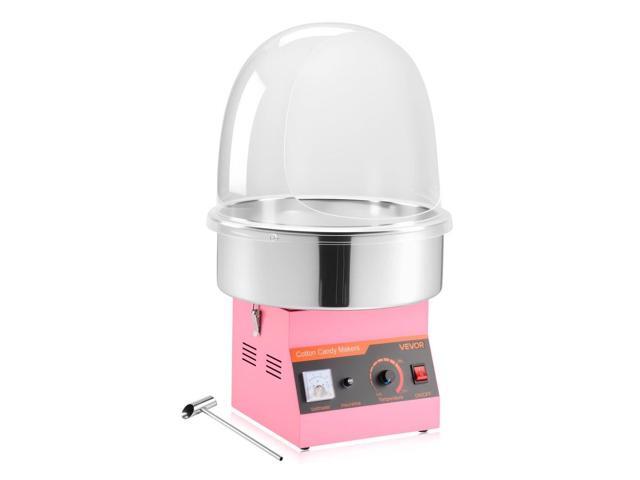 Vevor Electric Cotton Candy Machine, 1000W Commercial Floss Maker With Cover, Commercial Cotton Candy Machine w/Stainless Steel Bowl & Sugar Scoop,...