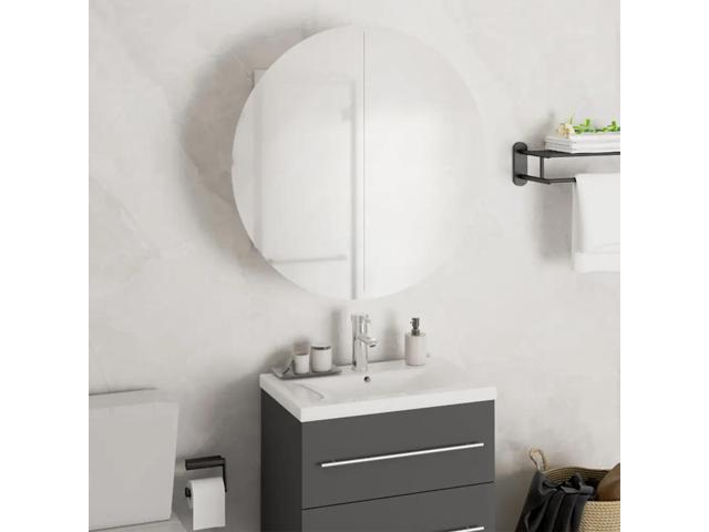 vidaXL Bathroom Cabinet White Engineered Wood Small Bathroom Cabinet