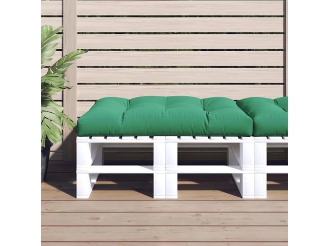 vidaXL Pallet Cushion Green 47.2'x31.5'x4.7' Fabric