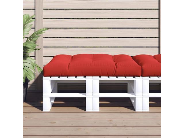 vidaXL Pallet Cushion Red 47.2'x31.5'x4.7' Fabric