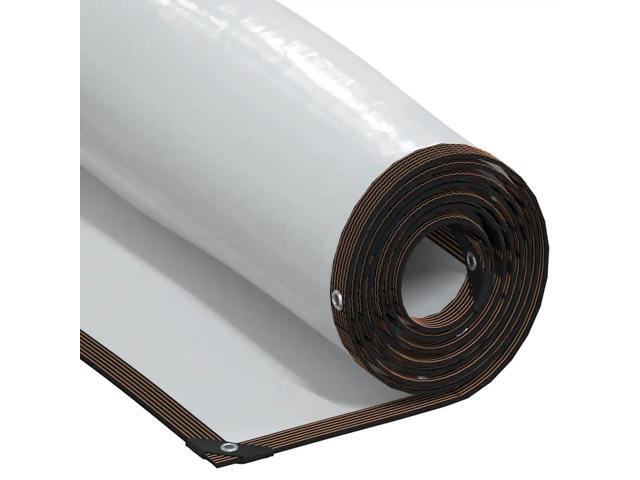 vidaXL Clear Tarpaulin with Eyelets 9.8x13.1' Polyethylene