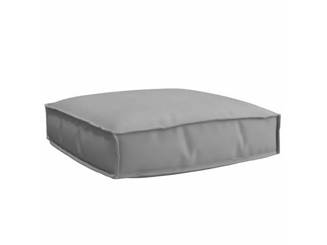 vidaXL Cushion Grey 23.62 x 23.62 x 4.72 in Oxford Fabric