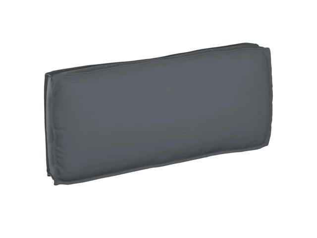 vidaXL Cushion Anthracite 47.24 x 19.69 x 4.72 in Oxford Fabric