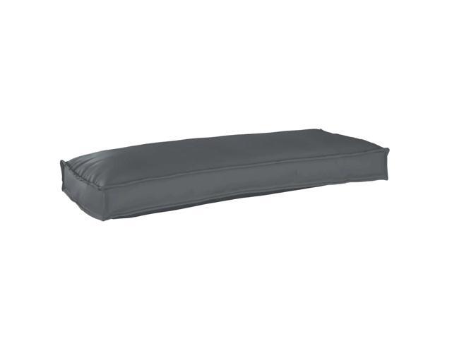 vidaXL Cushion Anthracite 39.37 x 15.75 x 3.15 in Oxford Fabric