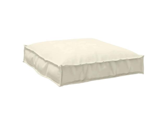vidaXL Cushion Cream 27.56 x 27.56 x 4.72 in Oxford Fabric