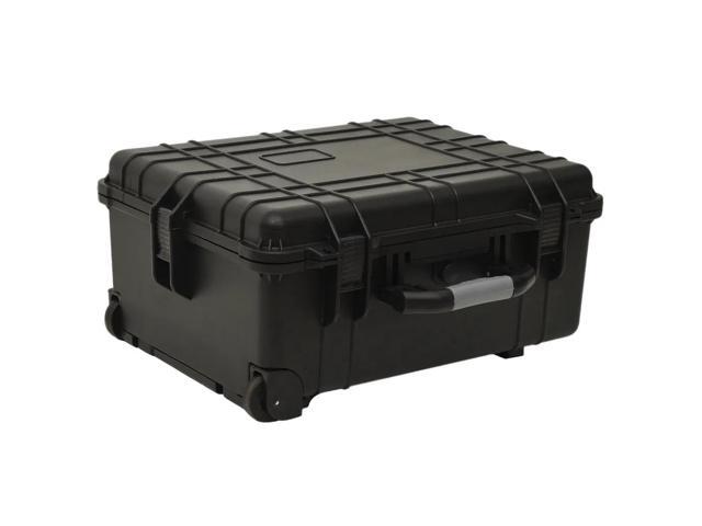 vidaXL Wheeled Flight Case Black 22.8'x17.7'x10.6' PP