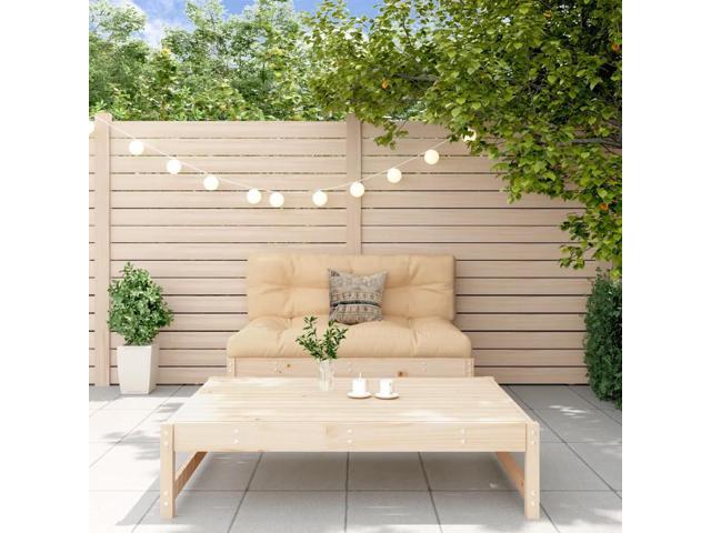 vidaXL Garden Lounge Set Natural Pine Solid Pine Wood, Plywood Modular