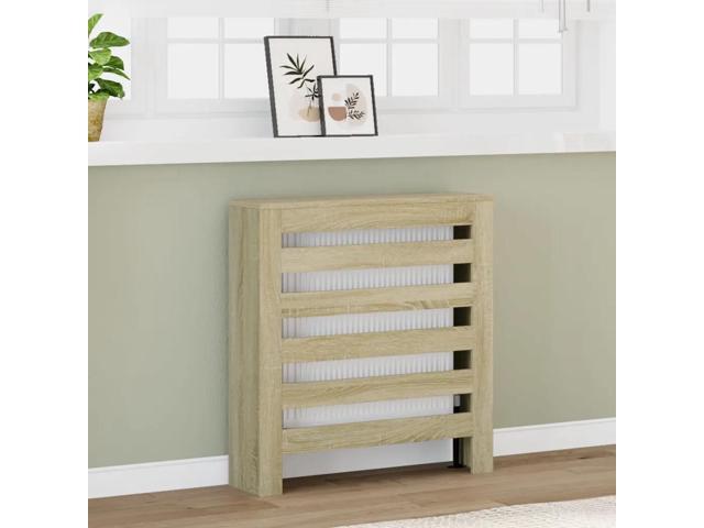 vidaXL Radiator Cover Sonoma Oak 30.7x7.9x32.3' Engineered Wood