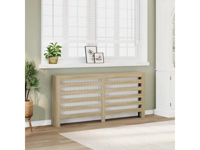 vidaXL Radiator Cover Sonoma Oak 68.9x7.9x32.3' Engineered Wood
