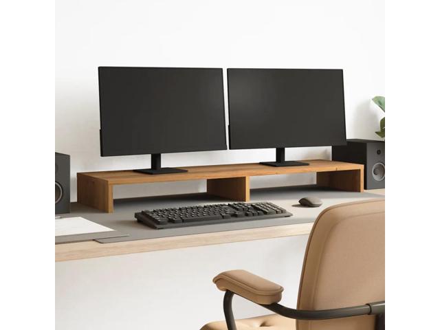 vidaXL Monitor Stand Artisian Oak 39.4x10.6x3.9' Engineered Wood
