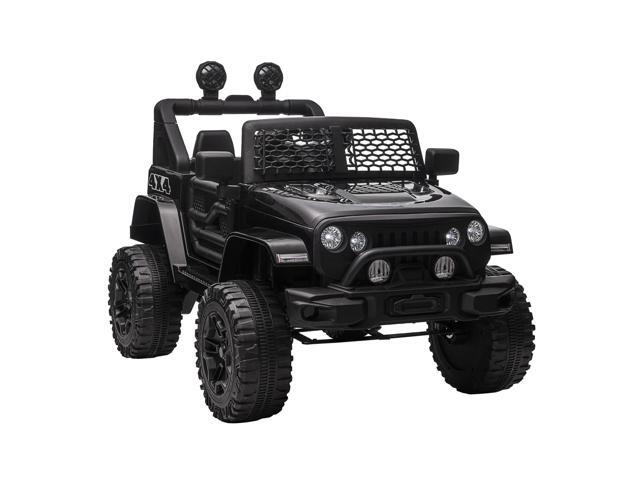 AosomAosom 12V Battery Powered Kids Ride On Car Off Road Truck Toy w/ Parent Remote, Black