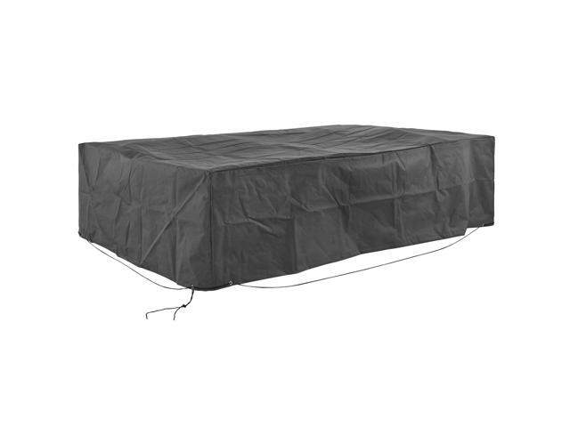Aosom 97' x 65' x 26' Weatherproof Outdoor Sectional Patio Furniture Cover with Ultimate Weather Protection, Gray
