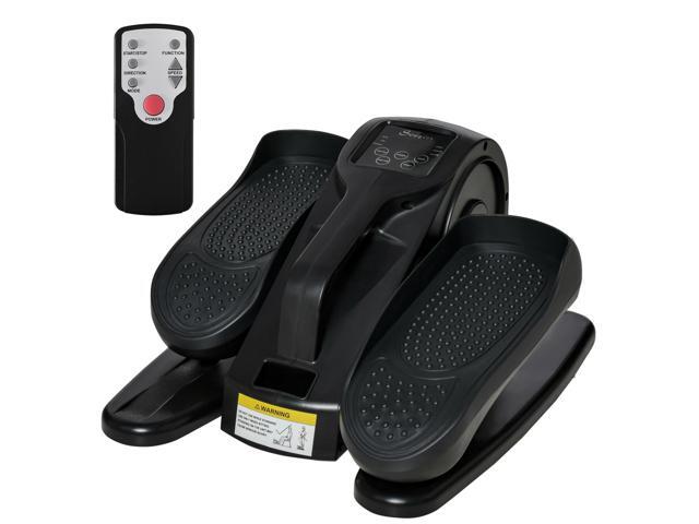 AosomSoozier Foot Pedal Exerciser Mini Rehabilitation Bike w/ Adjustable Speed, LCD Display