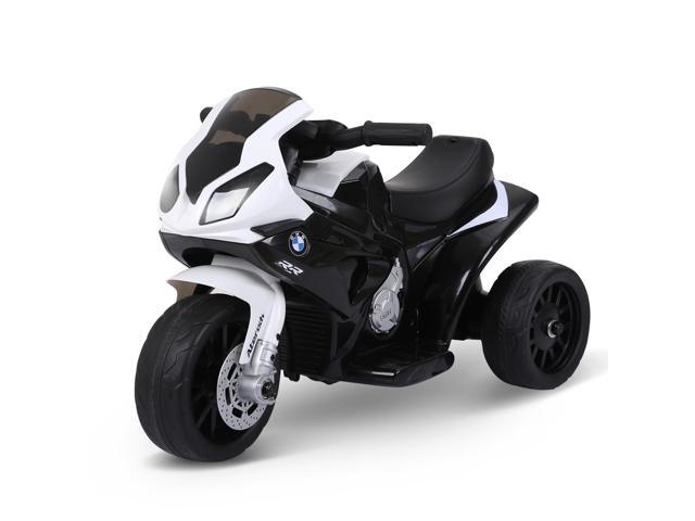 AosomAosom 6V 3 Wheeled Electric Motorcycle, Kids Motorcycle Licensed BMW with Headlight, Music, Black