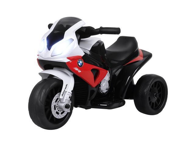 AosomAosom 6V 3 Wheeled Electric Motorcycle, Kids Motorcycle Licensed BMW with Headlight, Music, Red