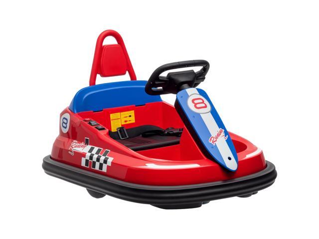 AosomAosom Bumper Car for Kids, 360Â° Rotation 6V Electric Ride On Bumper, Red