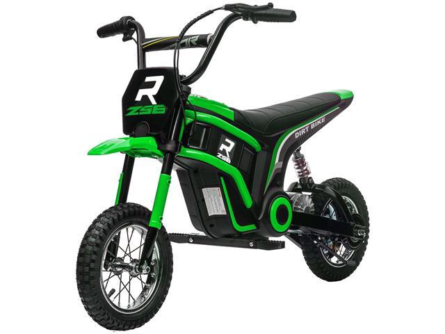 AosomAosom 24V 350W Electric Dirt Bike Up to 15 MPH w/ Twist Grip Throttle, Green