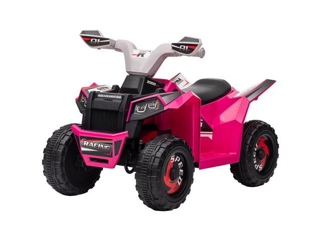 AosomAosom 6V Electric Toy Car with Forward Backward, Wear-Resistant Wheels for Ages 18-36 Months, Pink