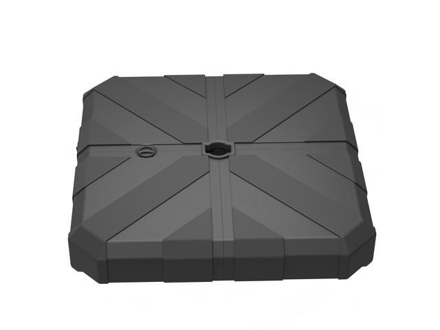 Aosom Square Patio Umbrella Base, Cantilever Offset Umbrella Base Heavy Duty Outdoor Umbrella Stand Base, Filled Up to 143lbs with Stand or 130lbs...