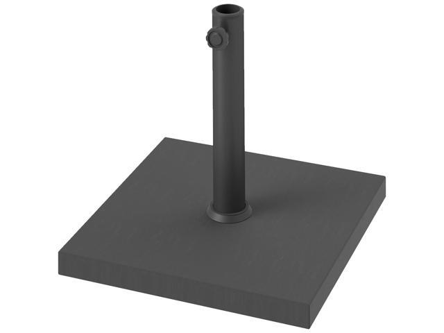 Aosom Patio Umbrella Base, 40 lbs Concrete Heavy Duty Umbrella Base, Outdoor Umbrella Stand Patio Umbrella Holder for 1.5'/1.9' Umbrella Poles for...
