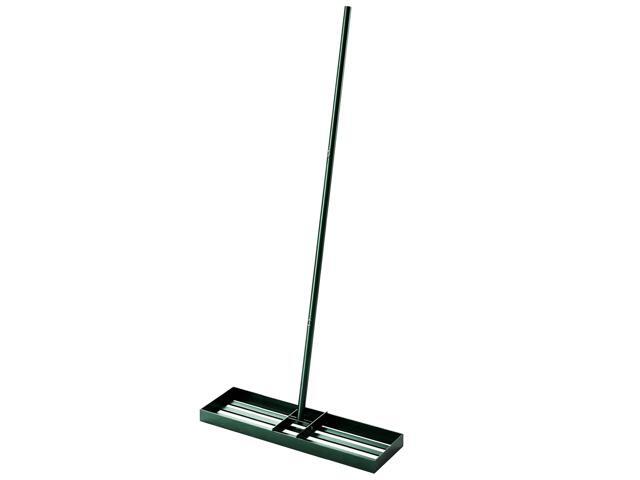 Aosom Lawn Leveling Rake, 36' x 10' Heavy Duty Yard Leveling Rake with 66.5' Handle for Backyard, Golf Course