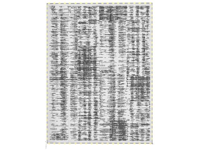 Aosom Reversible Outdoor Rug Carpet with LED Lights, Carry Bag & Ground Stakes for Backyard, Deck, Picnic, Beach, 12' x 9'