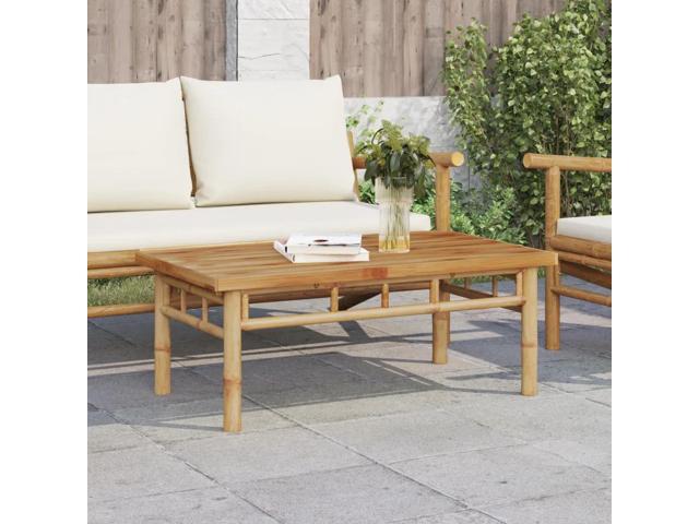 vidaXL Coffee Table 35.4'x19.7'x13.8' Bamboo