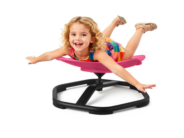 VEVOR Kids Swivel Chair, 220 lbs Capacity, Elephant Shape Sensory Spinning Chair, Autistic Kids Sensory Toy Seat with Non-Slip Metal Base, Toddler...