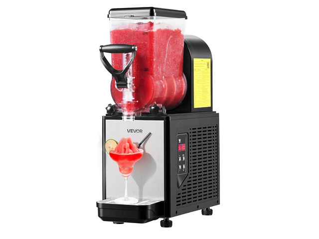 VEVOR Slushie Machine, 6L/1.6Gal Commercial Slushy Maker, Frozen Drink Maker with Self-Cleaning, Margarita Machine for Restaurants Bars Party for...