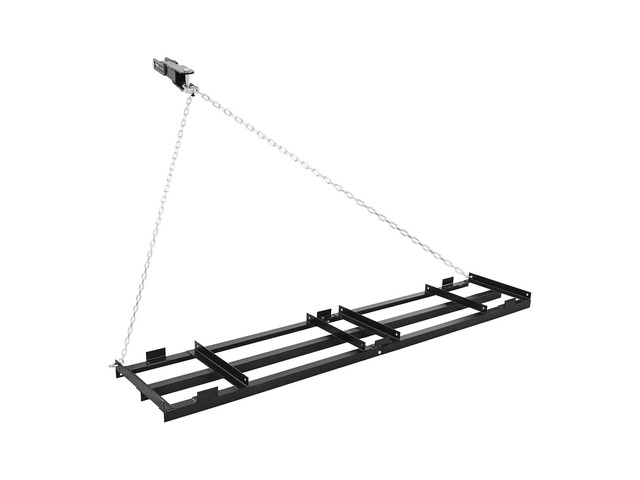 VEVOR Drag Harrow, 96 x 20 in, Tow-Behind Driveway Grader with Adjustable Width & 50lbs Load Capacity, Heavy Duty Lawn Leveling Rake, Galvanized...