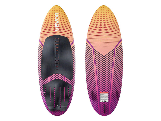 VEVOR 63-Inch Wakesurf Board, Wake Surfing Board with EPS Foam Core, EVA Non-Slip Pad & 3 Tail Fins, UV-Resistant Wakesurfing Boards for Adults Up...