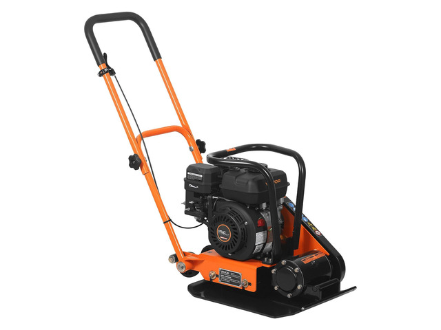 VEVOR Plate Compactor, 6.5 HP 196CC Gas Engine, 5600 VPM Vibrating Ground Rammer, 2360 lbs Compaction Force, 20.1 x 15 in Plate, Walk Behind...