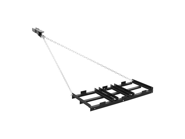 VEVOR Drag Harrow, 48 x 20 in, Tow-Behind Driveway Grader with Adjustable Width & 50lbs Load Capacity, Heavy Duty Lawn Leveling Rake, Galvanized...
