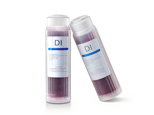 VEVOR Deionized Filter for Spotless Car Wash System, 2 x 0.5L Color Changing DI Resin Filter Replacement - Compatible with PRS-101XC Deionized...