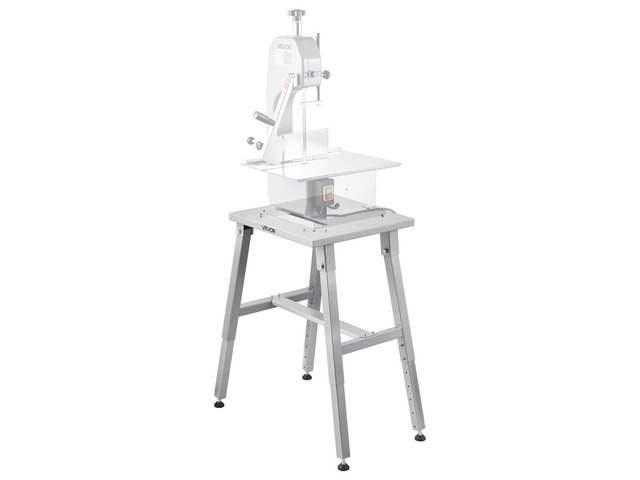 VEVOR Electric Meat Bandsaw Stand, Floor Stand with Adjustable Height, Stable H-Shaped Frame, Anti-Slip Foot Pads, for Our Bone Saw Machine,...