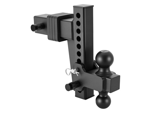 VEVOR Adjustable Trailer Hitch, Fit 2.5 Inch Receiver, Trailer Hitch Mount with 2 Inch & 2-5/16 Inch Balls, 28000 lbs GTW, 8 Inch Drop, Towing Ball...