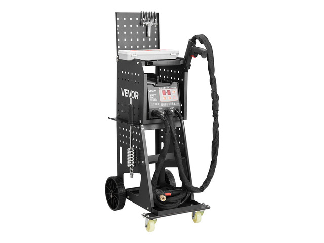 VEVOR Stud Welder Dent Repair Kit & Welding Cart, 3KW Spot Welder with 2 Welding Guns and 7 Modes, 110V Auto Body Spot Welding Dent Repair Machine...