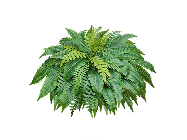 VEVOR Artificial Ferns, 50 Inch Fake Boston Fern Bush Plant with 96 Fronds, Large Faux Greenery for Indoor and Outdoor Decor, Silk & LDPE,...